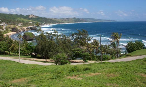 Barbados coastline