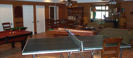 The game room (pool, ping-pong, foosball, air hockey and more)