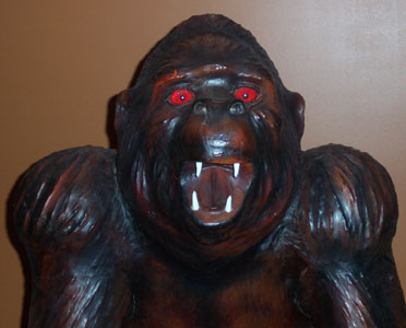 One of the many animal artwork pieces