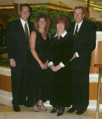 All dressed up for the second of two formal evenings