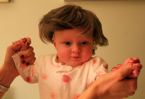 Allison tries out a new look