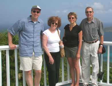 The family on St. Thomas