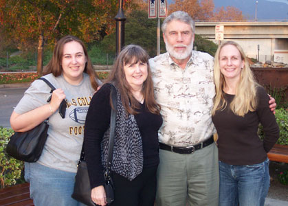 Sonya, Claudia, Don, and Leasha Barry